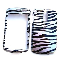 Samsung Jack i637 AT&T Snap-on Protector Hard Case Image Cover "Silver Zebra" Design