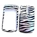 Samsung Jack i637 AT&T Snap-on Protector Hard Case Image Cover "Silver Zebra" Design
