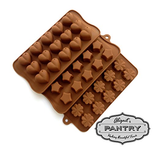 Chocolate & Candy Molds Set of 3 Classic Edition (Strong Silicone) Abigail's Pantry