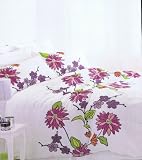 Tatiana Pink White Double Bed Size Quilt Cover Set