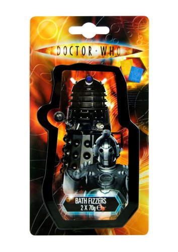 Doctor Who Cyberman and Dalek Bath Fizzers 2x70g