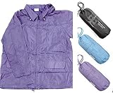 Ladies Raincoat / Mac in a bag Purple 18