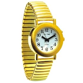 Ladies Gold Spanish Talking Watch 