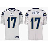 PhilipRiversSanDiegoChargers#17AuthenticReebokNFLFootballJersey-New2007Design(White)