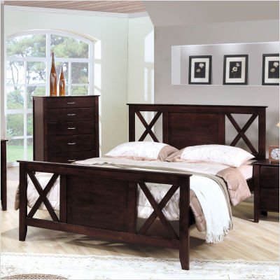Contemporary Queen Bed in Espresso
