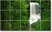 Waterfalls Picture Ceramic Tile Mural W050 | 24x40 using (15) 8x8 tiles