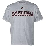 adidas Mississippi State Bulldogs Ash Practicewear Football T-shirt