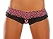 Playboy Bunny Head Animal Print Lace BoyLeg Boyshort Cheeky Panties