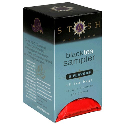 Stash Premium Black Tea Sampler, Variety Pack of Nine Flavors, Tea Bags, 18-Count Boxes... by Stash