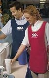 Review   / Two Color Unisex Cobbler Apron - Crimson w/Khaki Trim