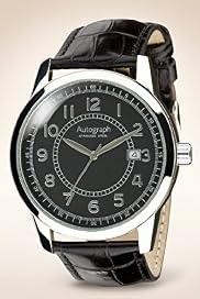 Autograph Round Face Stainlesss Steel Analogue Watch