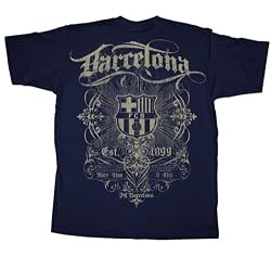 FC Football Club Barcelona Infinite Classic Navy T-shirt Tee