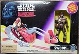 Star Wars Shadows of the Empire Swoop Vehicle with Trooper and Topps WideVision CardsIMAGE