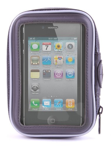 DURAGADGET Rotating Water Resistant Case And Bike Mount For Apple iPhone 4 (Electronics) 