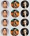 12 Robbie Williams rice paper fairy / cup cake 40mm toppers pre cut decoration