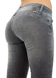 U-Turn Style 373 Levanta Cola - Brazilian and Colombian butt lifter skinny leg fashion stretch denim