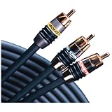 Monster Cable J2 DVD R-3 DVD Player to TV or A/V Receiver Hook-Up Kit With RCA Audio & Video MV2R-3 & I250-3 (3 feet)