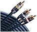 Monster Cable J2 DVD R-3 DVD Player to TV or A/V Receiver Hook-Up Kit With RCA Audio & Video MV2R-3 & I250-3 (3 feet)