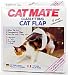 Pet Supplies : Lockable Cat Flap Door White 4-Way Lock for Screens
