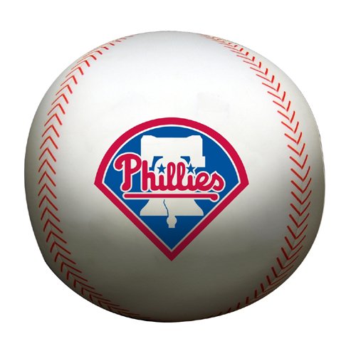MLB Philadelphia Phillies 12-Inch Spandex Baseball Shaped Whoochie Pillow