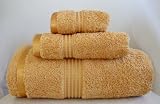 MARRIKAS Egyptian Cotton 6 Piece Towel Set GOLD