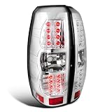 2007-2011 CHEVY AVALANCHE LS LT LTZ LED TAIL LIGHTS CHROME by Spec-D Tuning