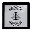 Royal Monogram Glass Trivets Royal Monogram Glass Trivets