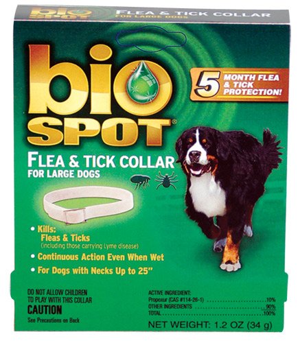 Bio Spot Flea & Tick Collar with IGR for Large Dogs - 5 Month