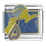 517VFS8W7EL. SL160  Blue Baby Rattle Christmas Italian Charms Bracelet Link