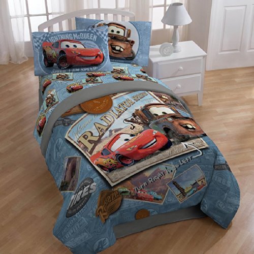 Disney cars tune up twin/full reversible comforter