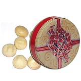 2 lb Macadamia Nuts Tin - Red Bow
