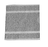 Bedeck Academy Stripe Face Cloth Black