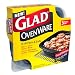 Health & Personal Care : Glad OvenWare, 8x8, Pans and Lids, 3-Count Pans and Lids, Case of 6 (18 Containers)