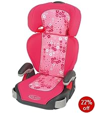 Graco® Junior highback booster seat - Daisy (Pink)
