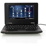 AMARELEC 7" Mini Notebook Laptop Netbook Android 4.0 4gb Storage 1.2ghz Wifi Windows Hd Solid Black Mini Laptop 7 Inch Netbook Notebook Computer Tablet Pc, Installed Wifi and Camera, Watch News, Youtube Facebook Twitter, Supports Netflix, Word/excel/power Point, 2 USB Ports, Sd Card Slot, Hdmi Port to Connect with Tv