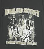 Black T-shirt with Native American Warriors Written with Homeland Security and Fighting for Terrorism Since 1492