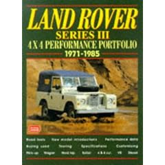Land Rover Series 3 4x4 Performance Portfolio 1971-1985 (Brooklands Books Road Test Series) (Performance portfolio series)