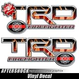 TRD Firefighter Decal Tundra Tacoma Fireman