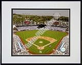 Dodger Stadium, LA Dodgers 2008 Opening Day Double Matted 8 x 10 Photograph In Black Anodized A