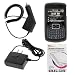 Rapid Car Charger + Home Travel Charger + Black Rubberized Hard Case + LCD Screen Protector for AT&T Samsung Jack i637