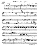 Bach C.P.E. Sonata in A Major: Instantly download and print sheet music Bach C.P.E. Sonata in A Major: Instantly download and print sheet music