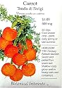 Heirloom Carrot Seeds Tonda Di Parigi 200 Seeds
