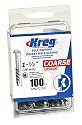 Kreg SML-C150-100  Pocket Screws 1-1/2-Inch, 8 Coarse, Washer-Head, 100-Count