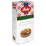 Review Fisher Scone  / Fisher Cinnamon Apple Fair Scone Mix, 18-Ounces (Pack of 6)