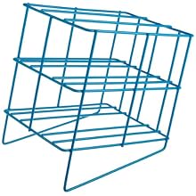 Bel-Art Scienceware 189420000 Poxygrid Pasteur Pipette Wire Can Rack, 7-1/2" Length x 5-1/2" Width x 7-5/8" Height, 4 Places Pipette