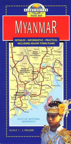 City Travel Guides Discounted  Books : Myanmar (Burma) Travel Map