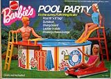 Barbie swimming pool Party play set w 16