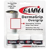 Gamma DermaGrip Smart Grip Tennis Racquet Overgrip - 3 Pack