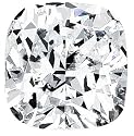 Certified Diamond (Cushion, Good cut, 6.08 carats, H color, VS1 clarity)