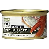 CANIDAE Grain Free Pure Trout and Lobster Recipe Canned Cat Food, 3-Ounce, 12-Pack